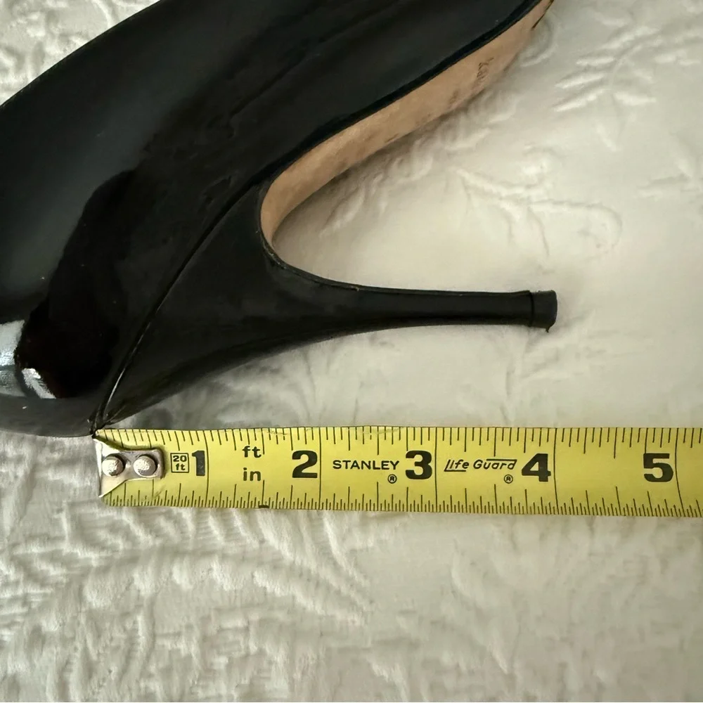 Kate Spade Vivian Black Patent Leather Pumps Heels size 8.5